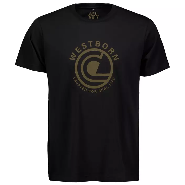 Westborn Logo T-skjorte, Black, large image number 0