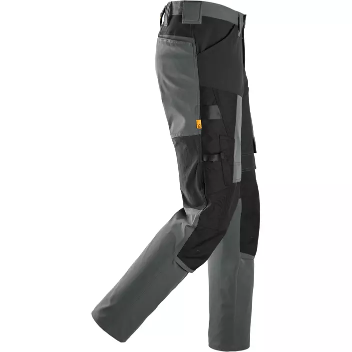 Snickers AllroundWork arbeidsbukse 6318 full stretch, Steel Grey/Black, large image number 2