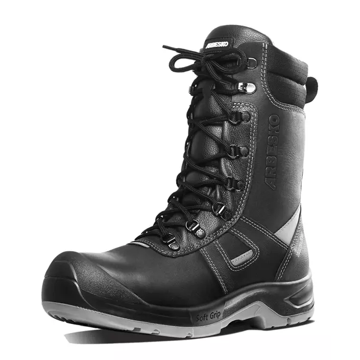 Arbesko 438 safety boots S3, Black, large image number 0