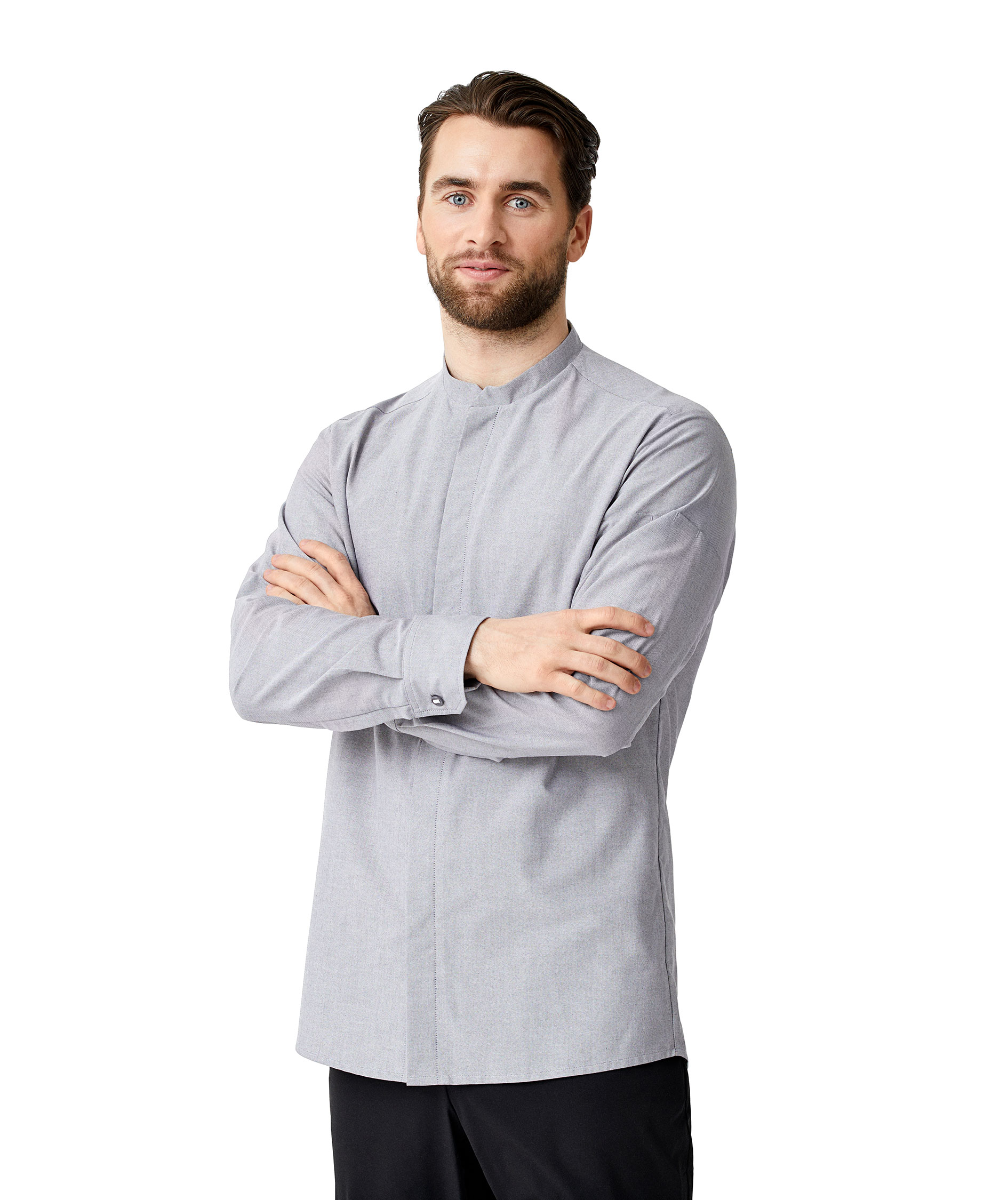 Kentaur modern fit shirt, Oxford grey