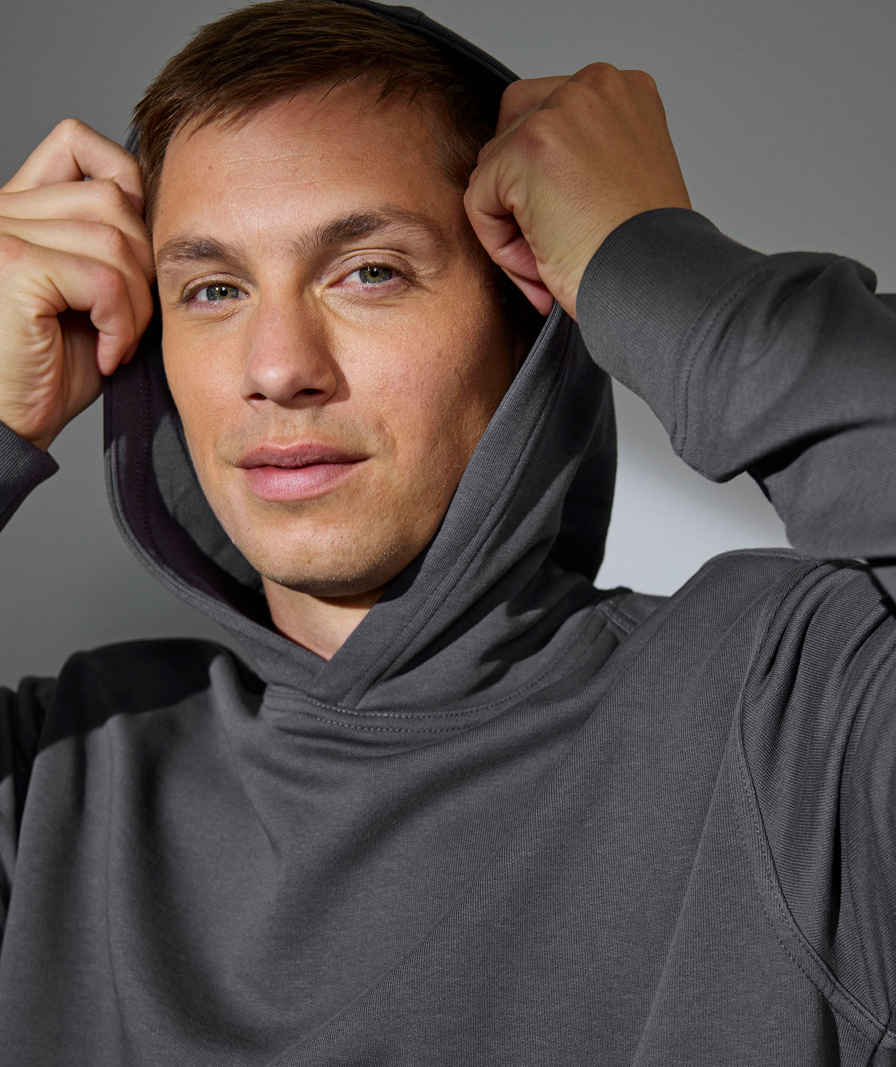 ID Pro Wear Care Hoodie, Silver Grey, large image number 6