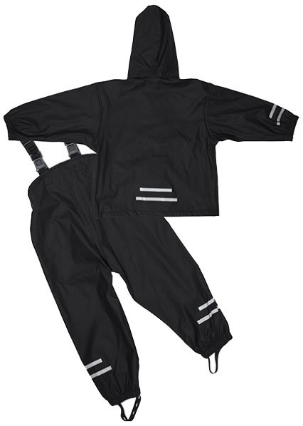 ELKA Elements PU regnst&auml;ll barn, Svart