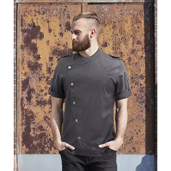 Karlowsky Denim-Style ROCK CHEF® short-sleeved chef jacket, Black Denim