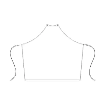 Kentaur A Collection bib apron, Charcoal