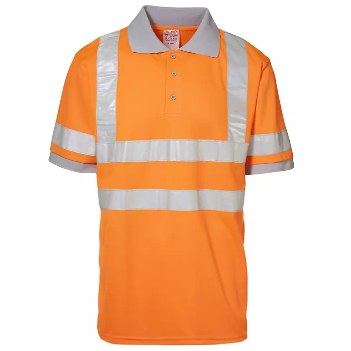 ID Poloshirt, Hi-vis Orange, large image number 0