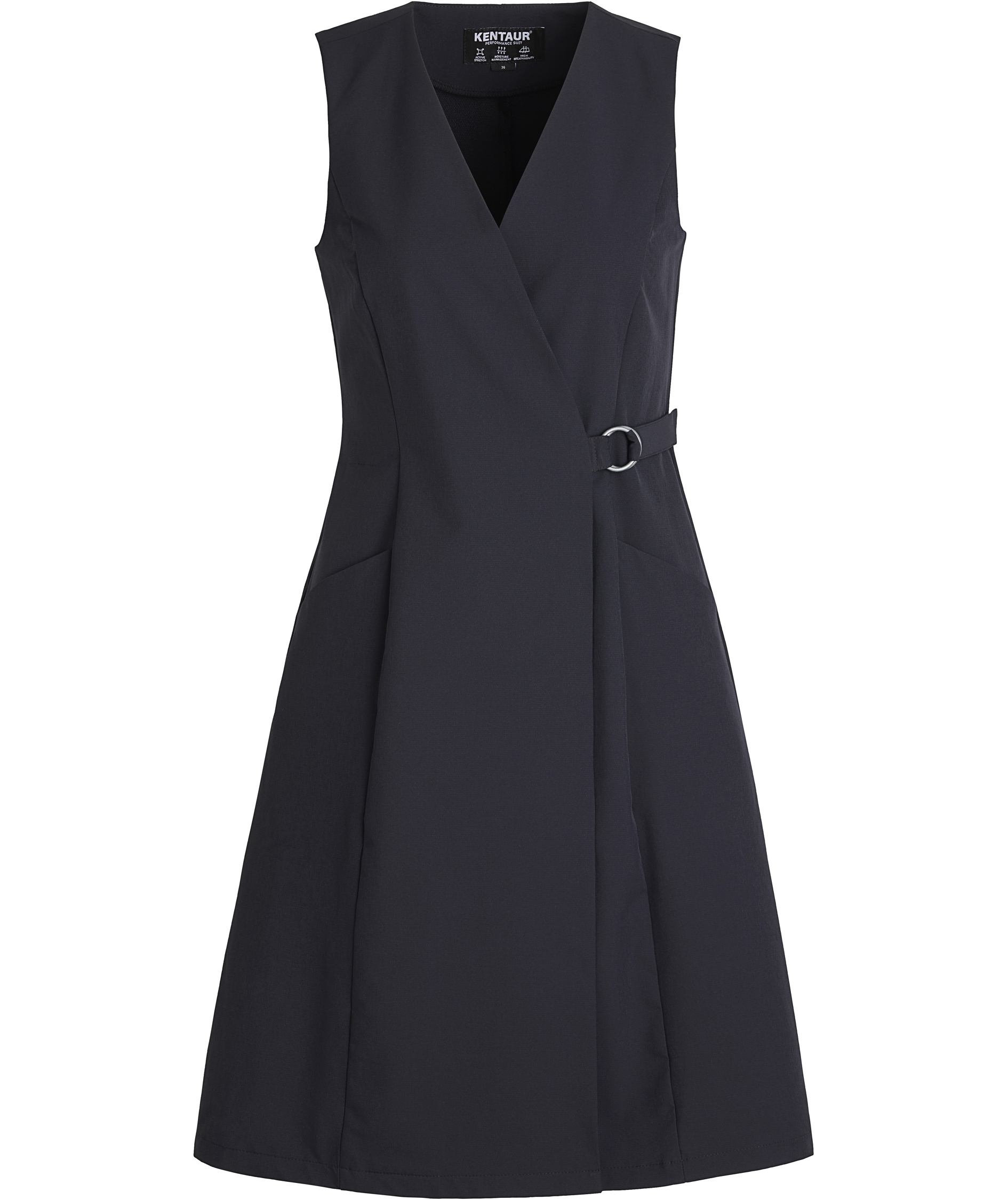 Kentaur wrap around women's dress, Dark night