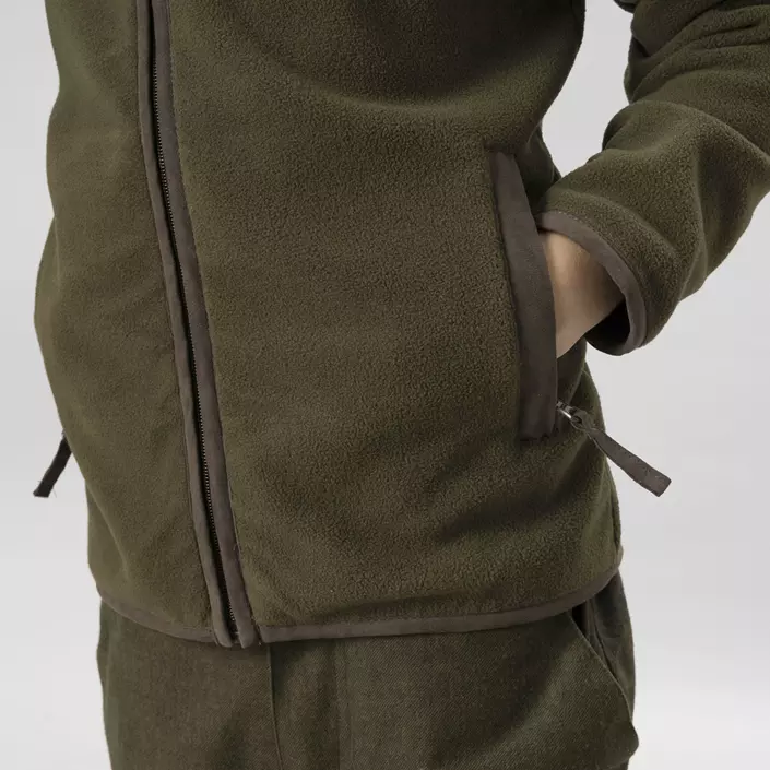 Seeland Bolt fleece jacket for kids, Pine green, large image number 4