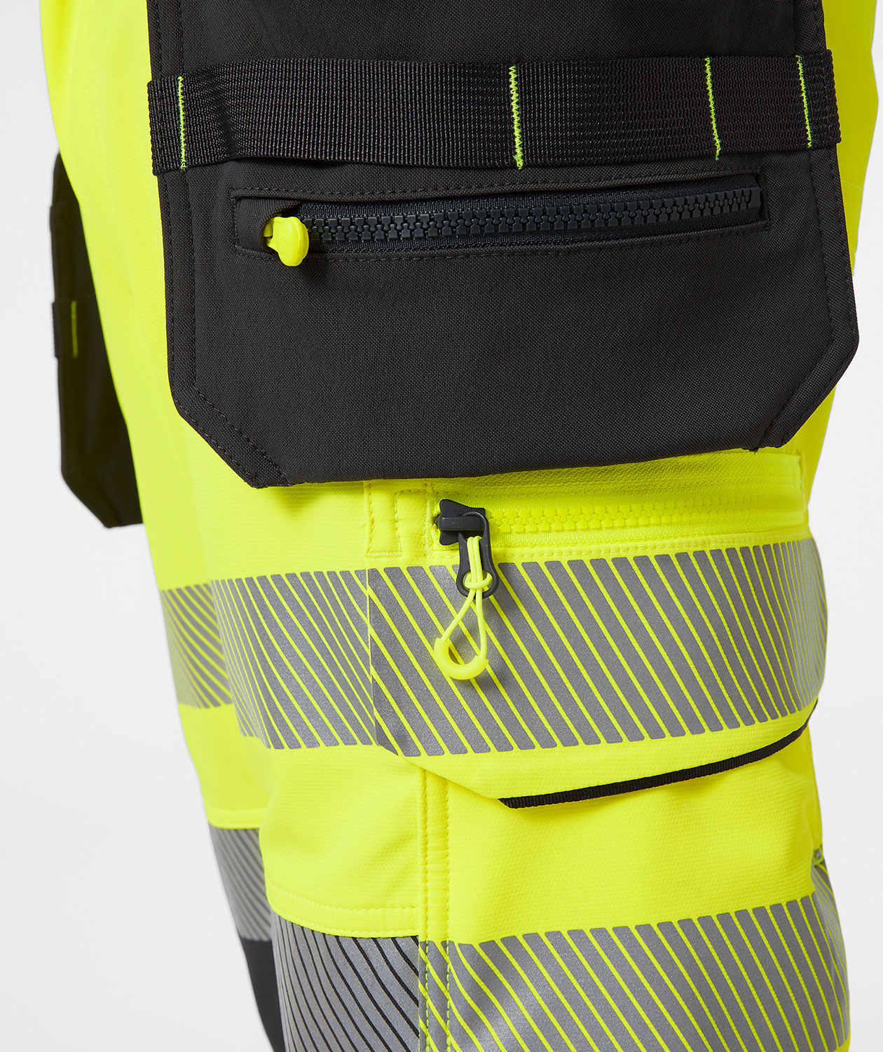 Helly Hansen ICU BRZ craftsman knee pants full stretch, Hi-vis yellow/Ebony, large image number 5