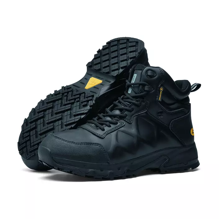 Shoes For Crews Callan Mid sikkerhedsstøvletter O6, Black, large image number 9