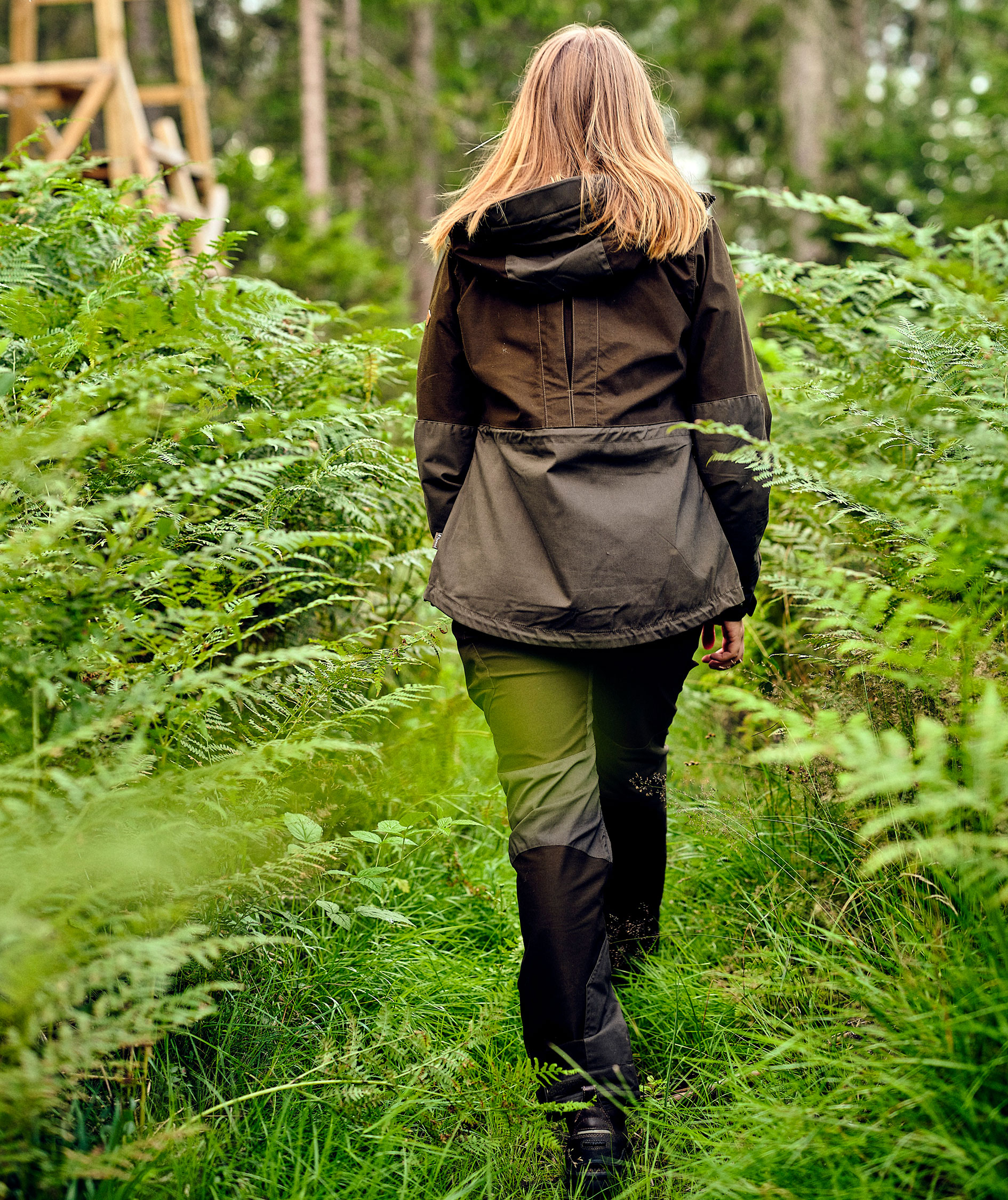 Pinewood Furudal Tracking damejakke, Mosgr&oslash;n/M&oslash;rk Mosgr&oslash;n, large image number 7