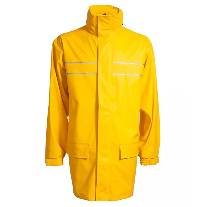 Elka Dry Zone D-Lux rain PU raincoat, Yellow, large image number 0
