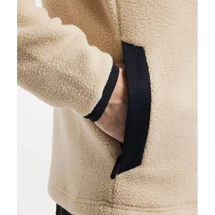 Craft ADV Explore Pile fleece jacket, Ecru-black, large image number 4