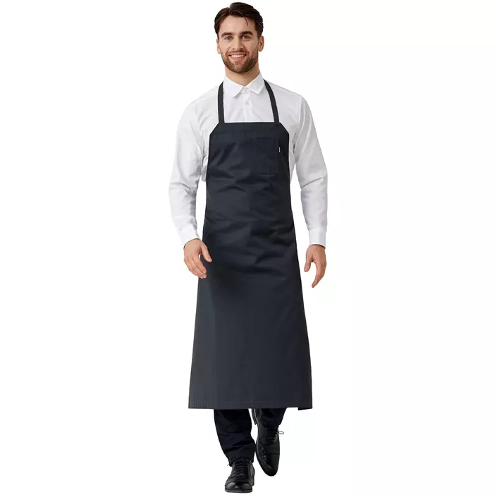 Kentaur bröstlappsförkläde, Charcoal, Charcoal, large image number 1