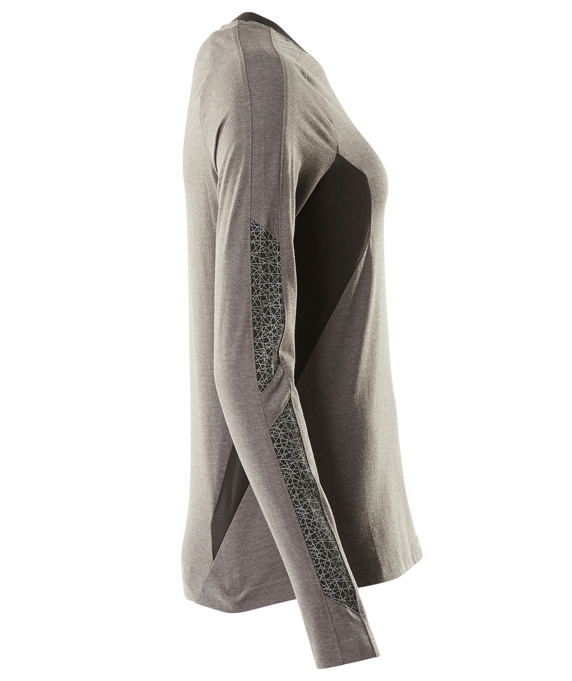 Mascot Accelerate long-sleeved women's T-shirt, Dark Anthracite/Black, large image number 2