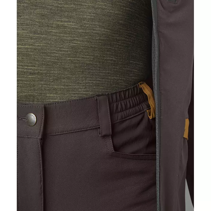 Seeland Dog Active women's trousers, Dark brown, large image number 4