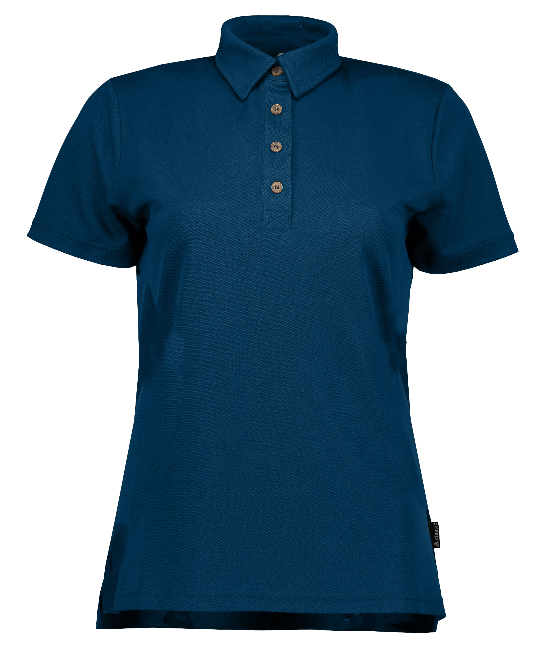 Pitch Stone Tech Wool dame polo T-shirt, Estate Blue, large image number 1