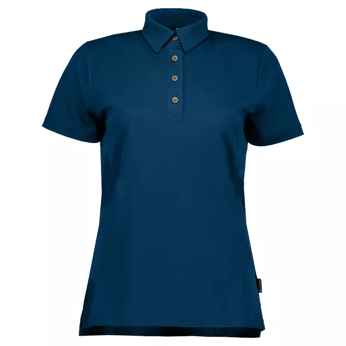 Pitch Stone Tech Wool dame polo T-shirt, Estate Blue, large image number 1