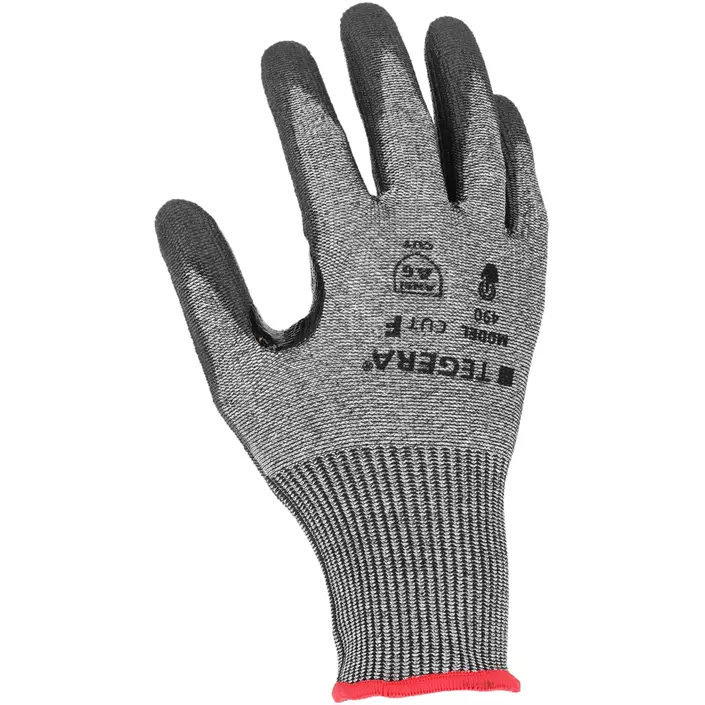 Tegera 490 skærehæmmende handsker Cut F, Sort/Grå, large image number 1