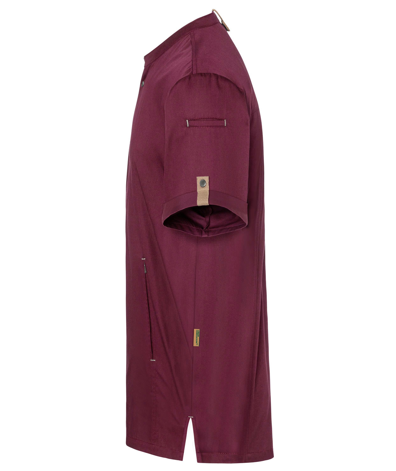 Karlowsky Green-generation kort&auml;rmad kockjacka, Aubergine, large image number 3