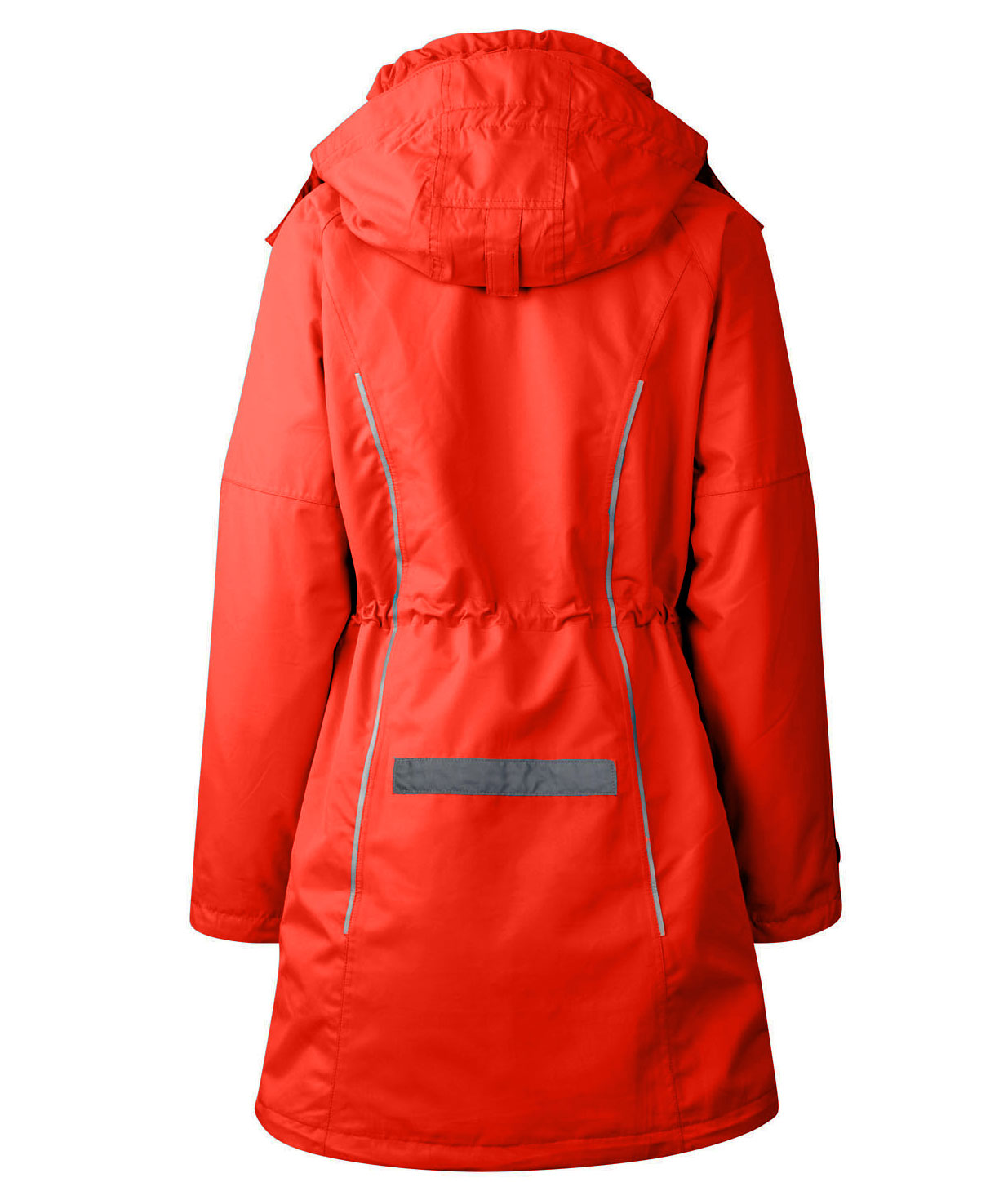 Xplor Care women's zip-in shell jacket with detachable hood, Red