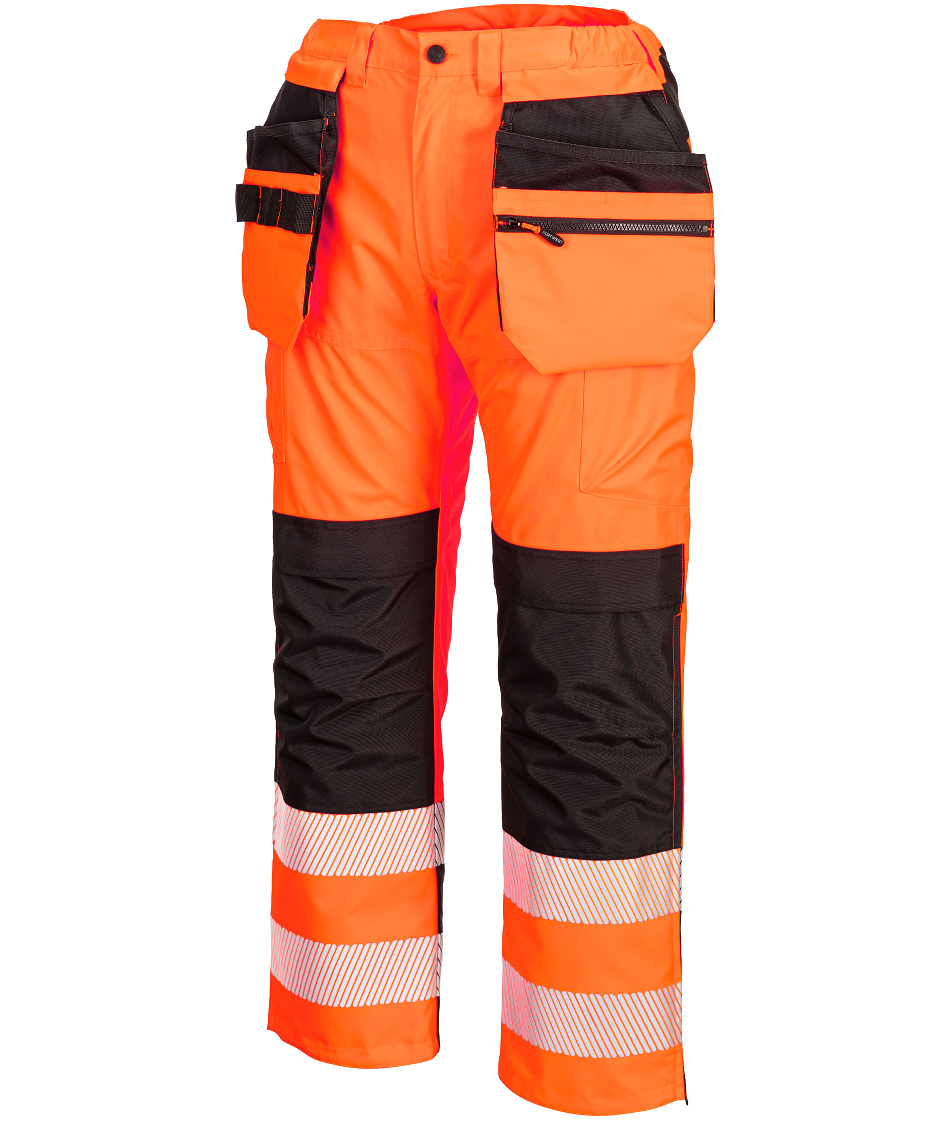 Portwest PW3 shell trousers, Hi-vis Orange, large image number 1