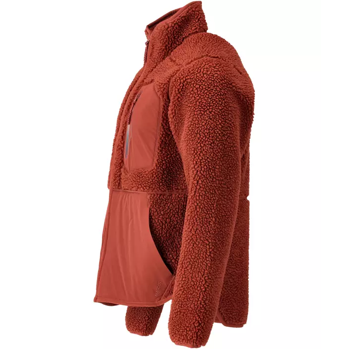 Mascot Customized fibre pile jacket, Autumn red, large image number 3