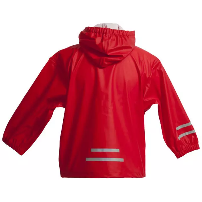 Elka Elements PU regntøj sæt til børn, Rød, large image number 3