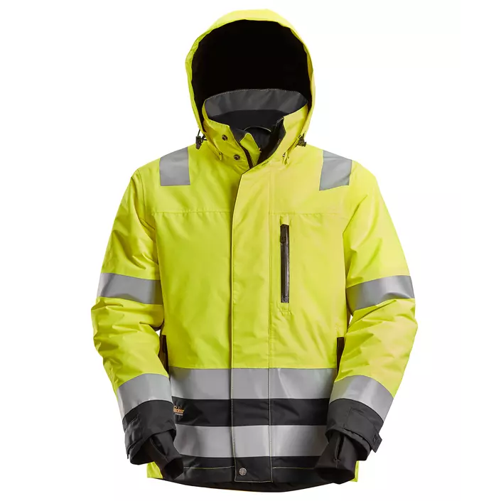 Snickers AllroundWork shell jacket 1132, Hi-vis Yellow/Black, large image number 0
