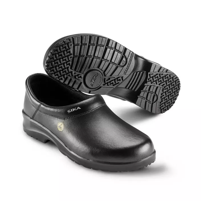 2nd quality product Sika Fusion clogs with heel cover O2, Black, large image number 0