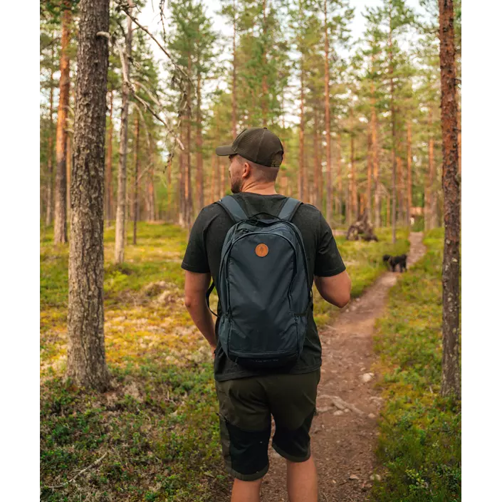 Pinewood Finnveden Trail Hybrid shorts, Black/Mossgreen, large image number 6