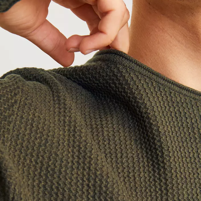 Jack & Jones JJECOOPER striktrøje, Olive night, large image number 4