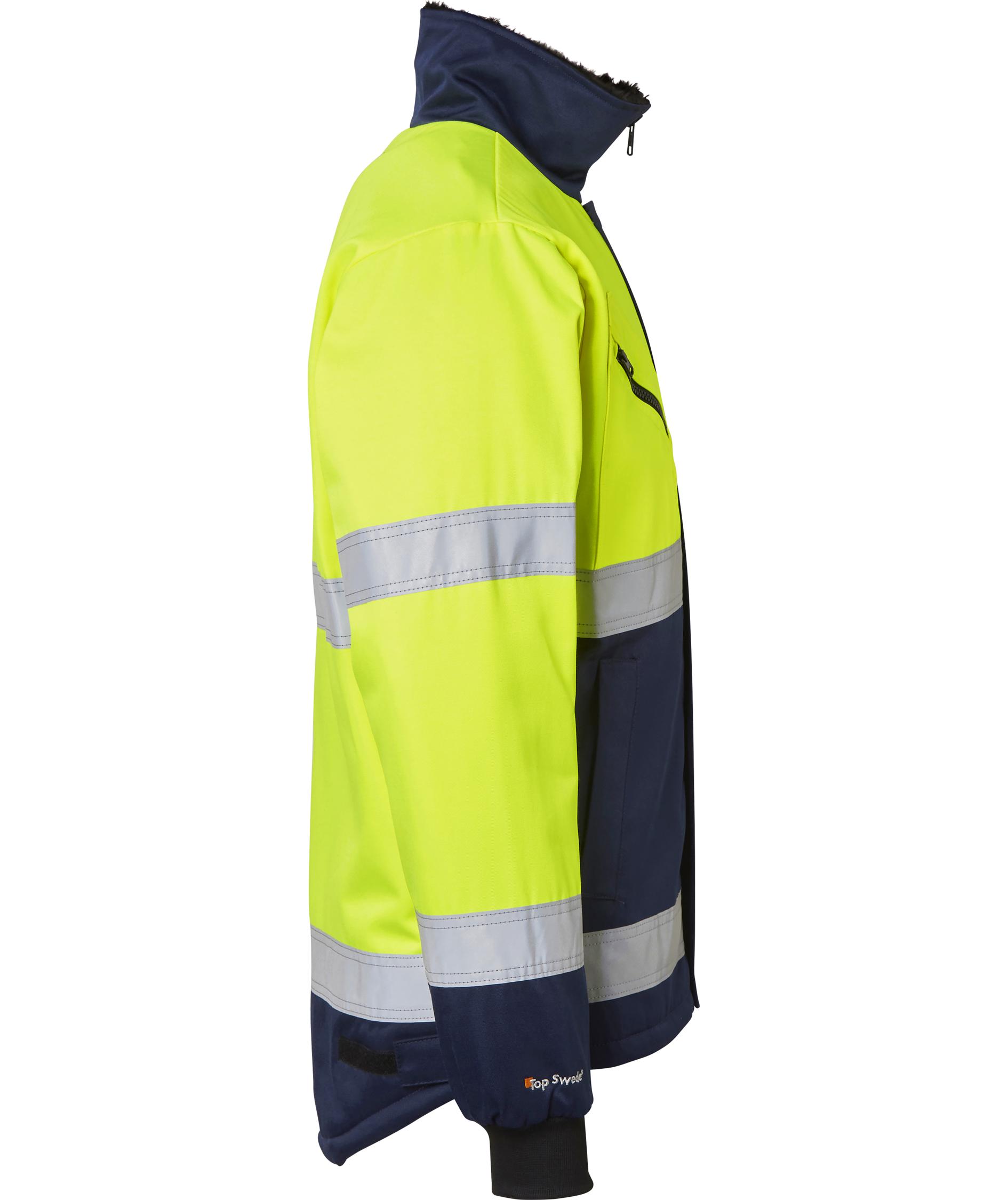 Top Swede winter jacket 5616, Hi-Vis Yellow/Navy, large image number 2