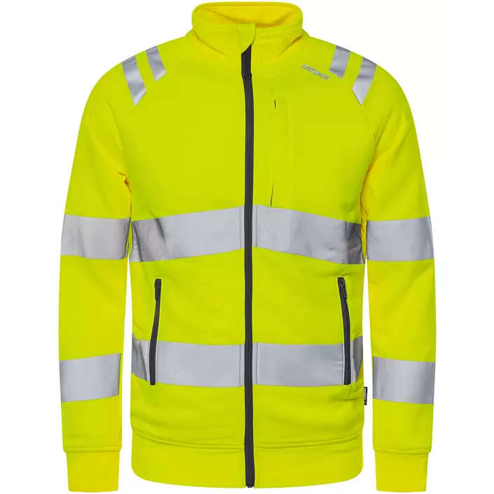 Fristads sweat jacket 7863 GPSW, Hi-Vis Yellow, large image number 0