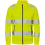 Fristads sweat jacket 7863 GPSW, Hi-Vis Yellow