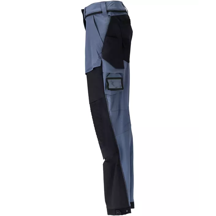 Mascot Customized diamond fit women's work trousers full stretch, Stone Blue/Dark Navy, large image number 3
