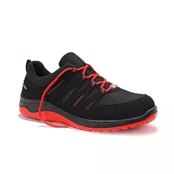 Elten Maddox Low safety shoes S3, Black/Red