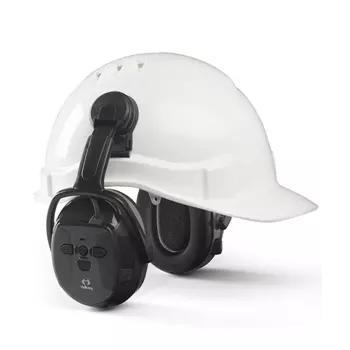 Hellberg Xstream Gehörschutz mit Bluetooth zur Helmmontage, Schwarz