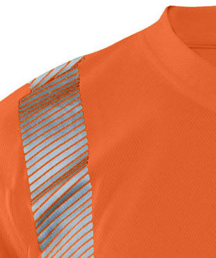 Bl&aring;kl&auml;der T-shirt, Varsel Orange, large image number 2