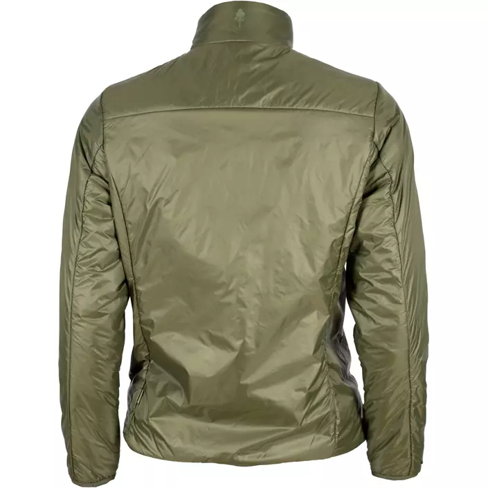 Pinewood Insulated dame midlayer med uld, Moss green, large image number 2