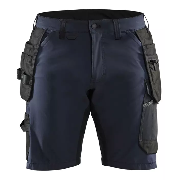 Blåkläder craftsman shorts full stretch, Dark Marine Blue/Black, large image number 0