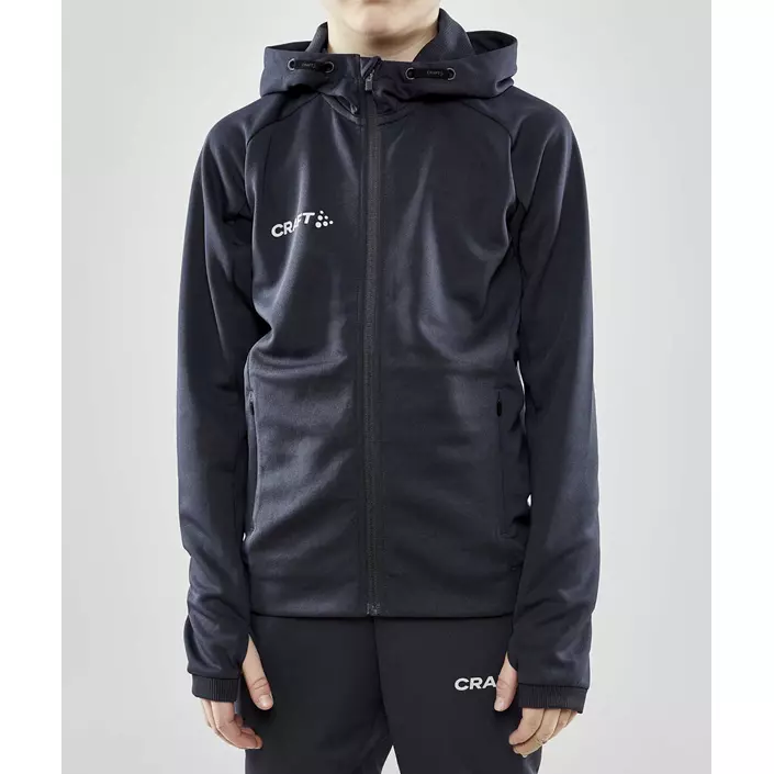Craft Evolve Hoodie für Kinder, Asphalt, large image number 1