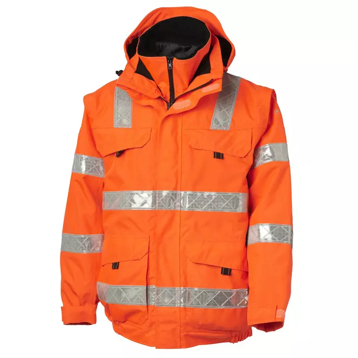 Viking Superior 3-i-1 pilot jacket, Hi-vis Orange, large image number 0