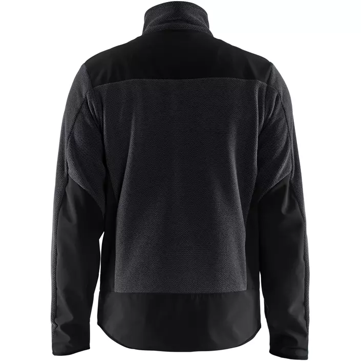 Blåkläder stickadjacka med softshell, Antracitgrå/Svart, large image number 2