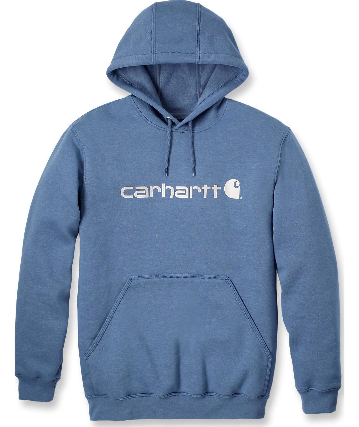 Carhartt Marquette Logo Kapuzenpullover Midweight, Thundercloud Heather