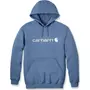 Carhartt Hættetrøje Signature Logo Midweight, Thundercloud Heather Carhartt Hættetrøje Signature Logo Midweight