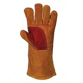 Portwest reinforced welding gloves, Brown