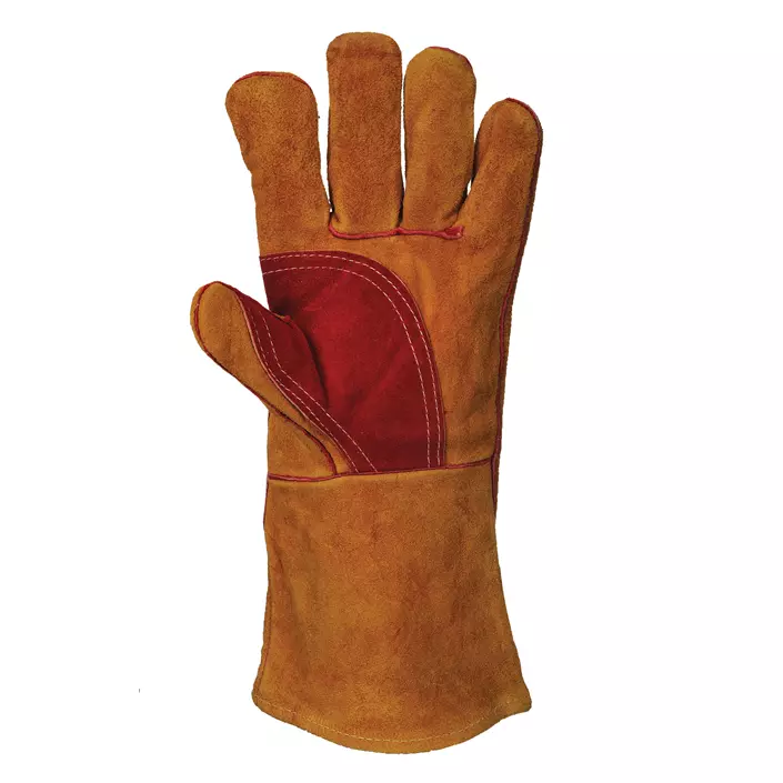 Portwest reinforced welding gloves, Brown, Brown, large image number 1