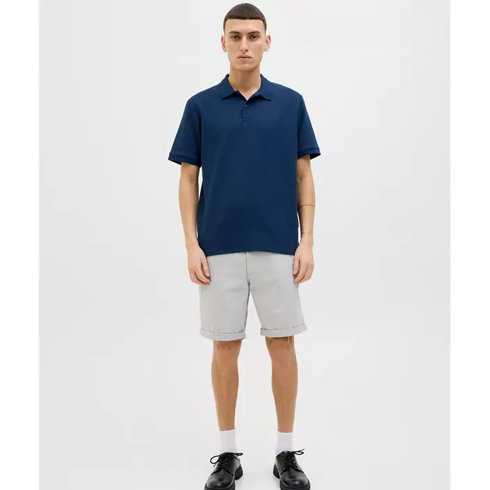 Jack & Jones JJEAUSTIN Polo T-shirt, Navy Blazer, large image number 6
