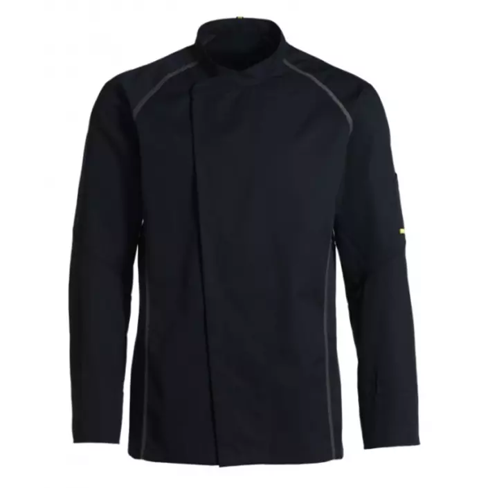 Kentaur chefs jacket, Black/Light Grey, large image number 0