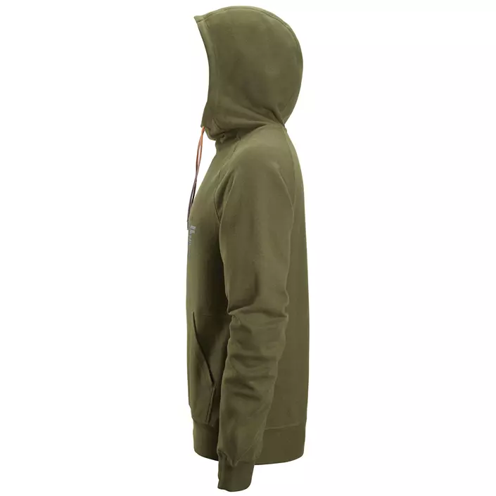 Snickers logo hoodie 2894, Khaki green, large image number 3